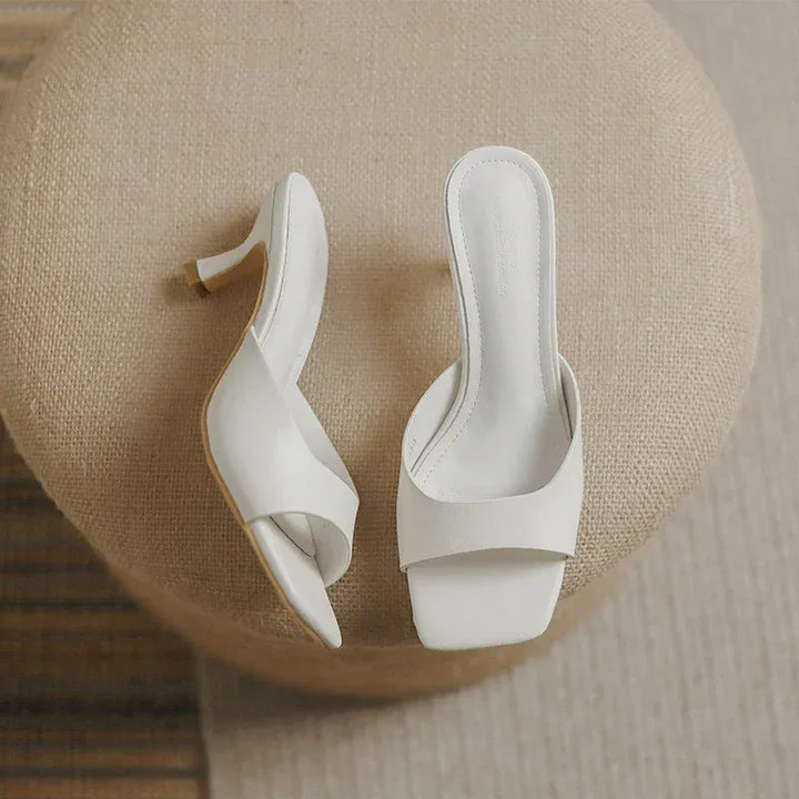 Elegante Damen-Mules mit niedrigem Absatz – Victoria