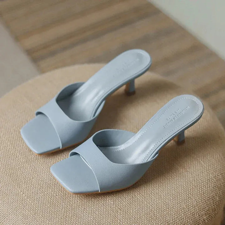 Elegante Damen-Mules mit niedrigem Absatz – Victoria
