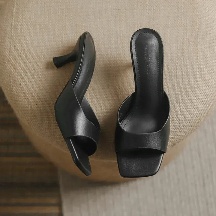 Elegante Damen-Mules mit niedrigem Absatz – Victoria