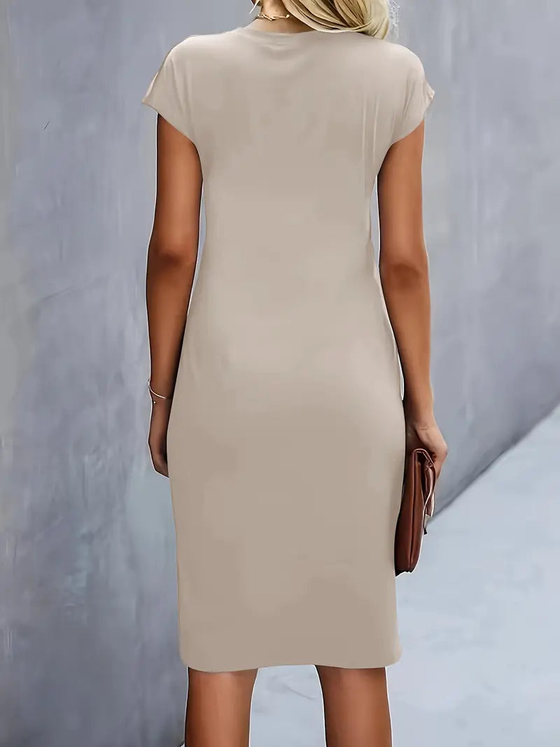 Yara Midi-Kleid mit schmeichelhaftem Silhouette für Damen