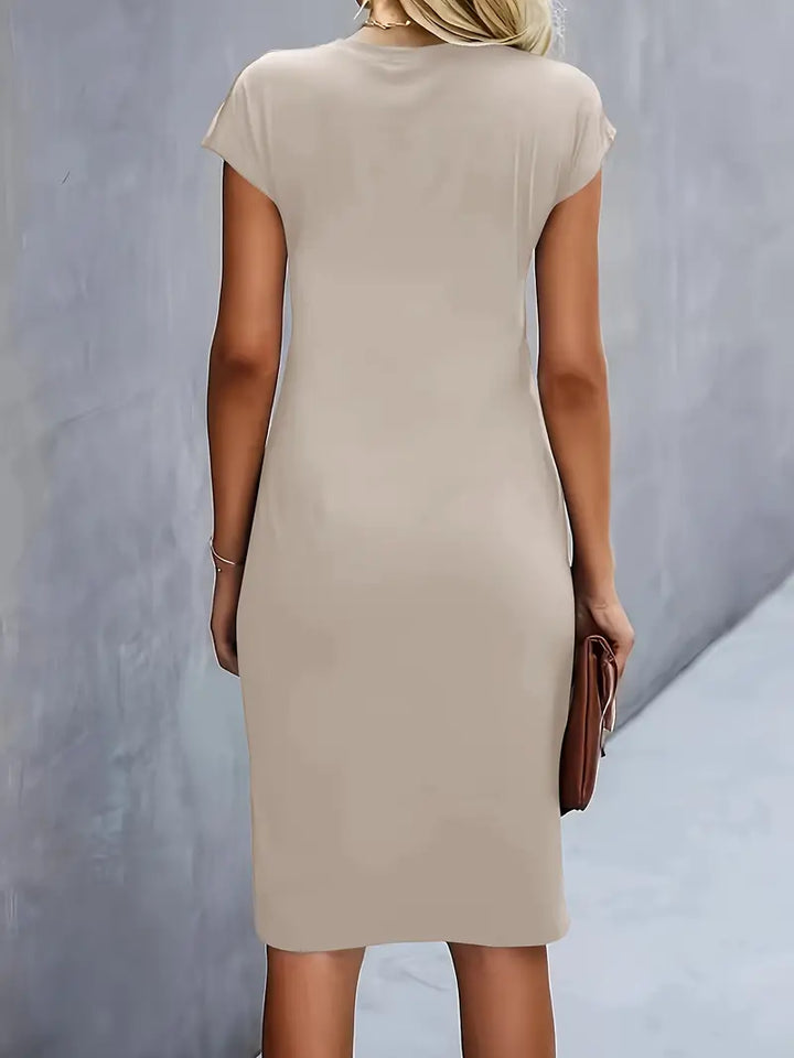 Yara Midi-Kleid mit schmeichelhaftem Silhouette für Damen