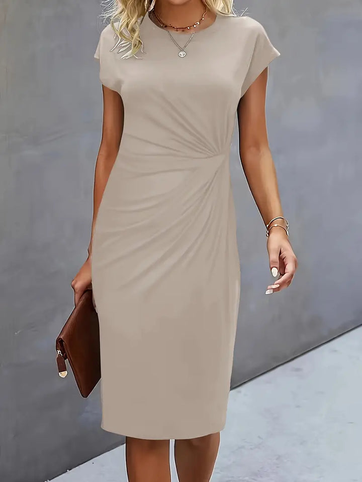 Yara Midi-Kleid mit schmeichelhaftem Silhouette für Damen