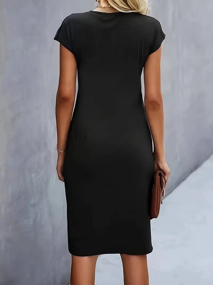 Yara Midi-Kleid mit schmeichelhaftem Silhouette für Damen