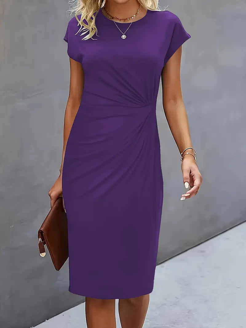 Yara Midi-Kleid mit schmeichelhaftem Silhouette für Damen
