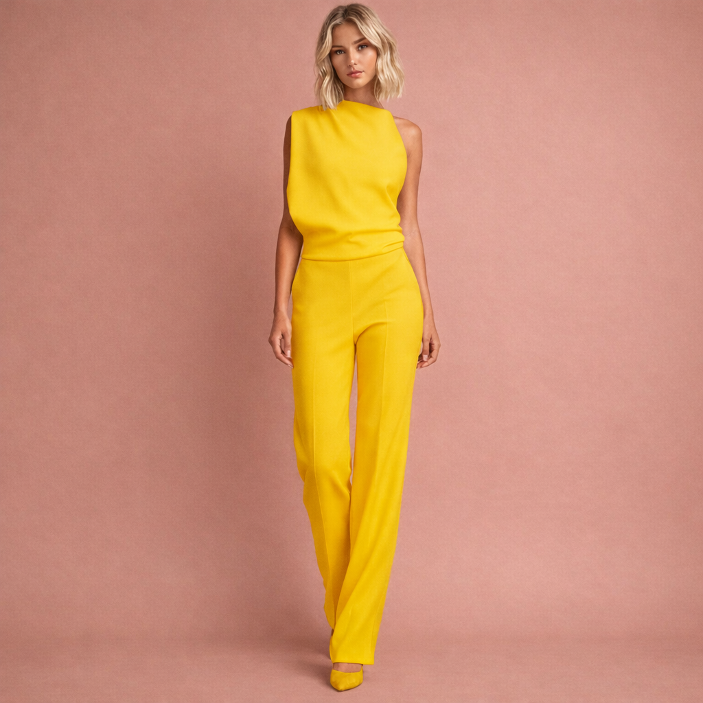Mare - Ärmelloser Jumpsuit mit Weiten Beinen