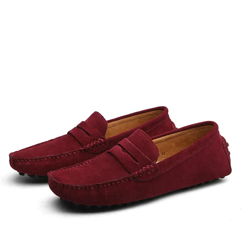 Damen Wildleder Slipper im Italienischen Stil
