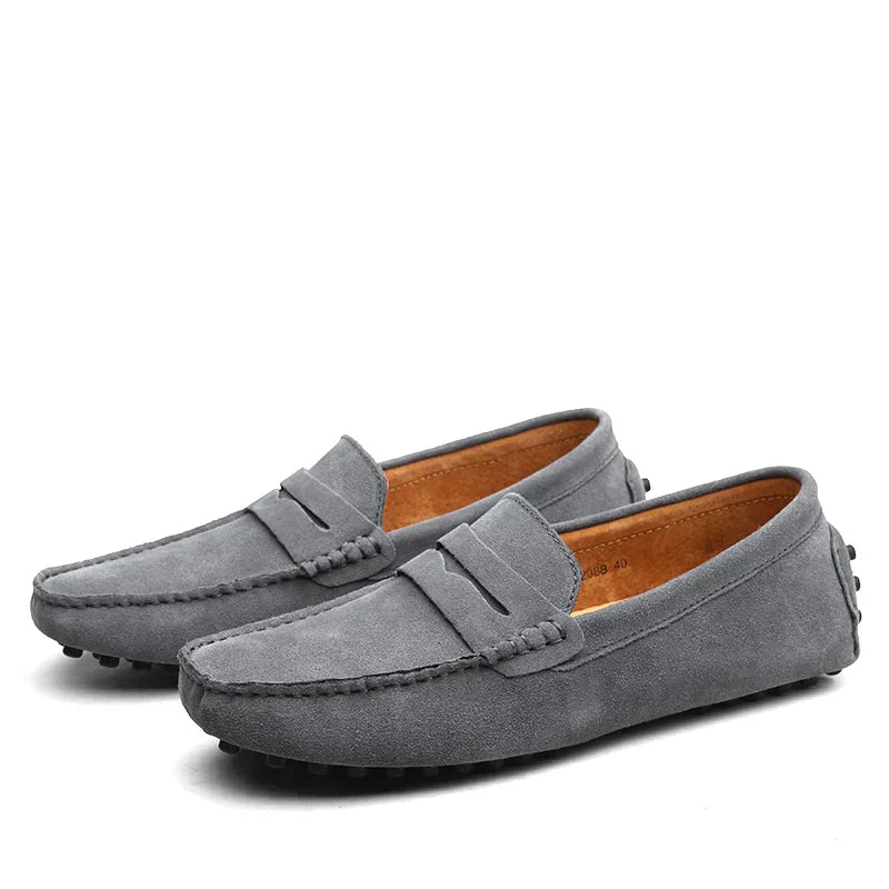 Damen Wildleder Slipper im Italienischen Stil