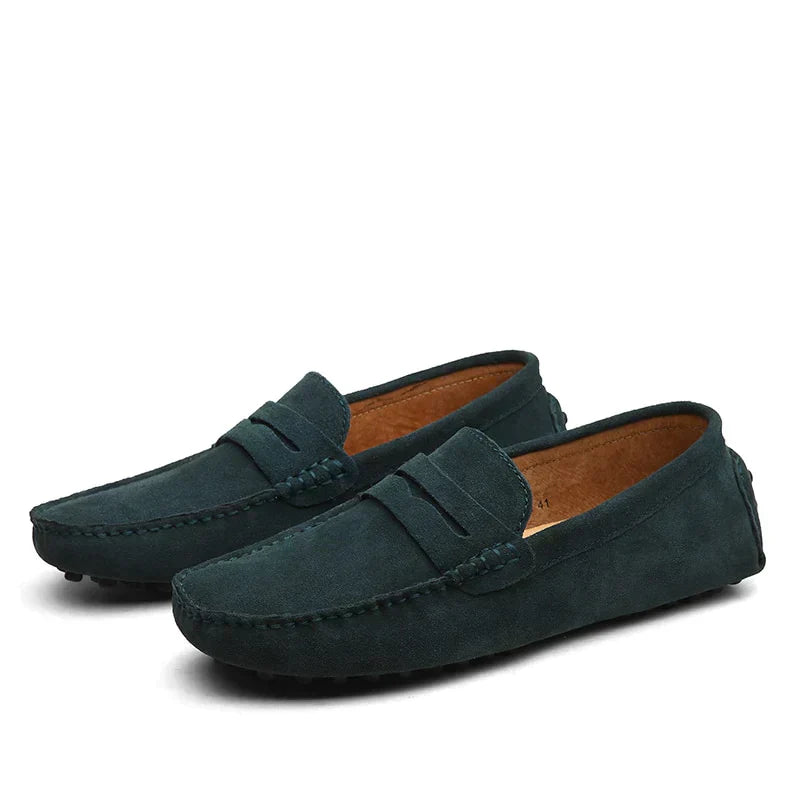 Damen Wildleder Slipper im Italienischen Stil