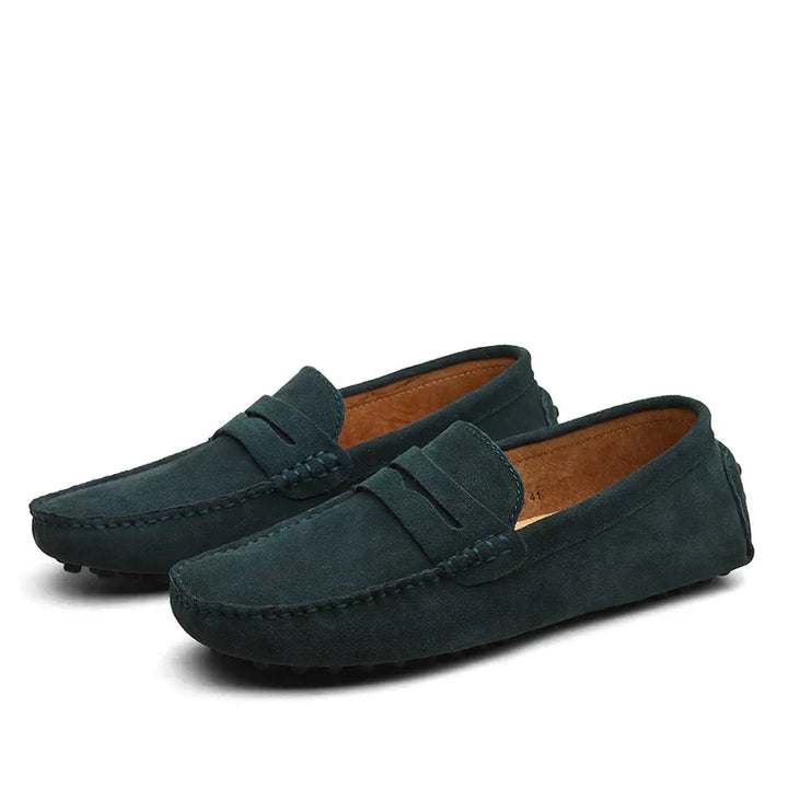 Damen Wildleder Slipper im Italienischen Stil