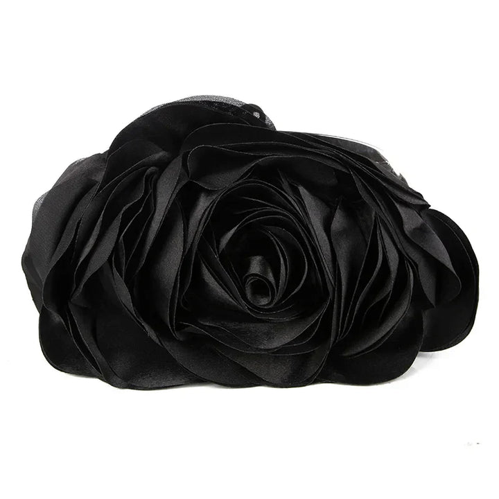 Abendtasche mit Blume und Kette | Elegant