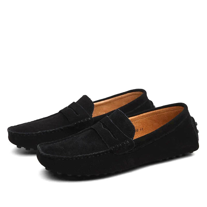 Damen Wildleder Slipper im Italienischen Stil