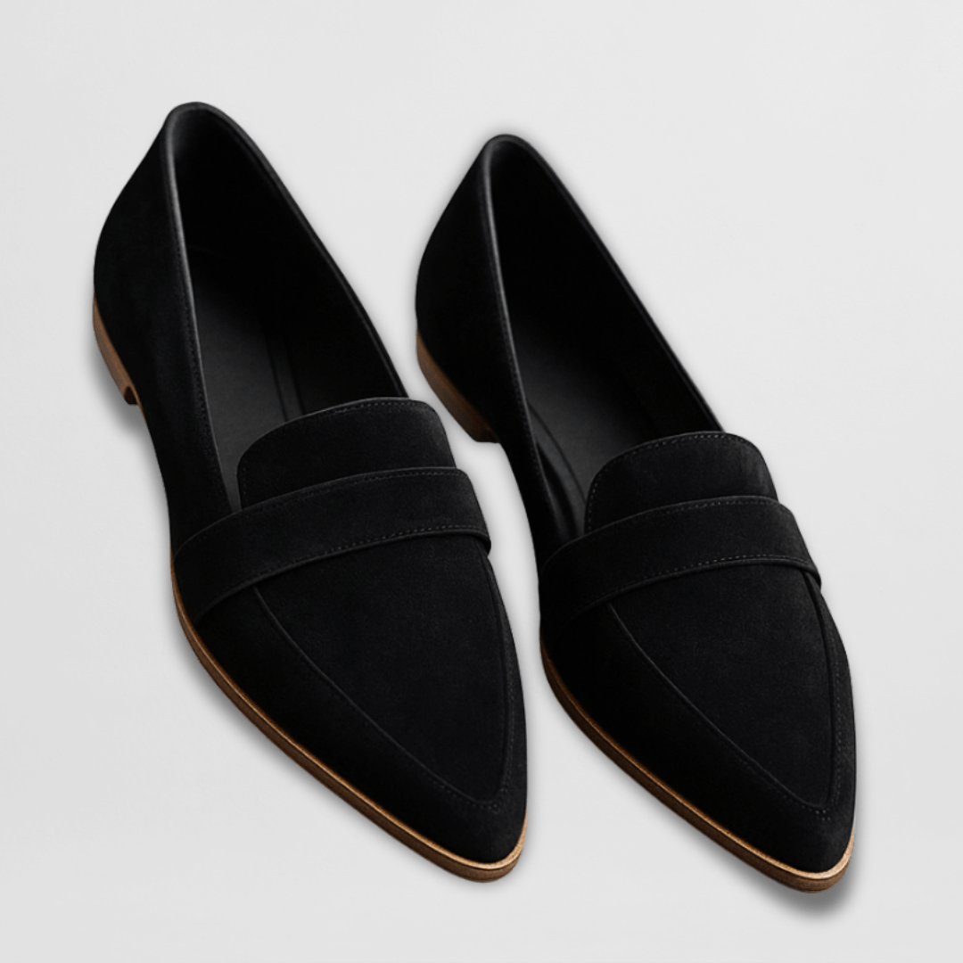 Lotte - Damen Slipper mit Spitzer Form und Klassischem Riemen
