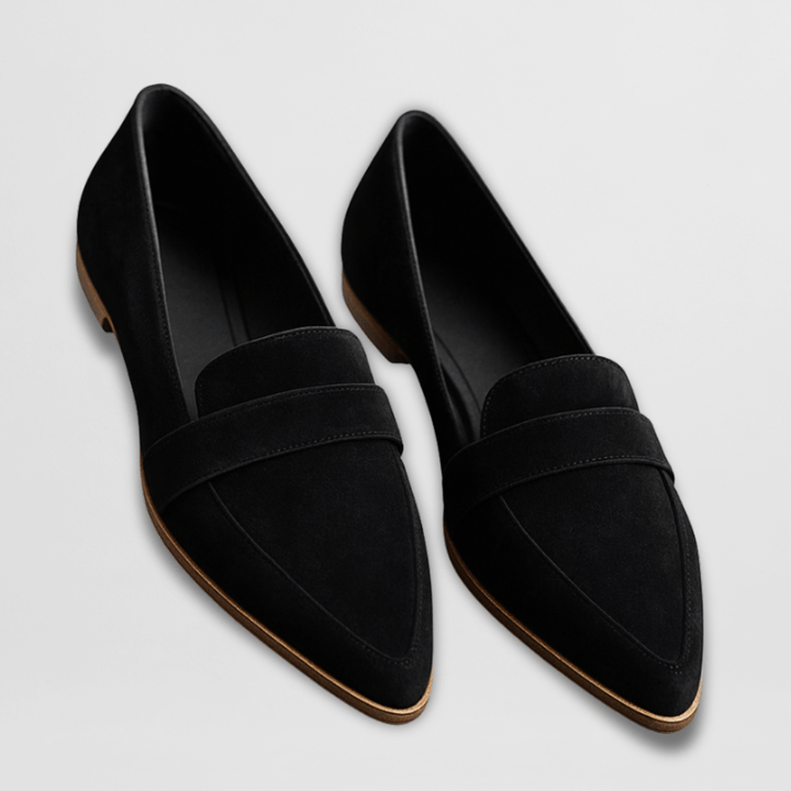 Lotte - Damen Slipper mit Spitzer Form und Klassischem Riemen