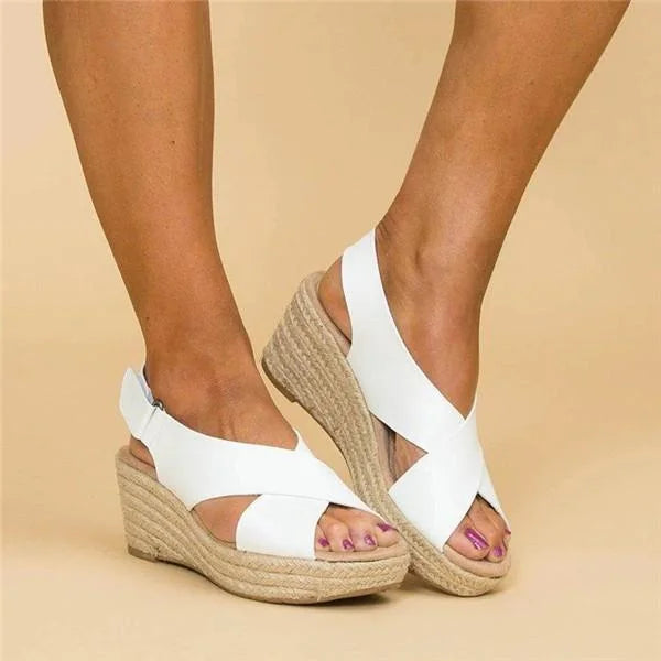 Kilsandalen | Plattform | Sommer | Espadrillesandalen | Orthopädische Sandalen für Frauen