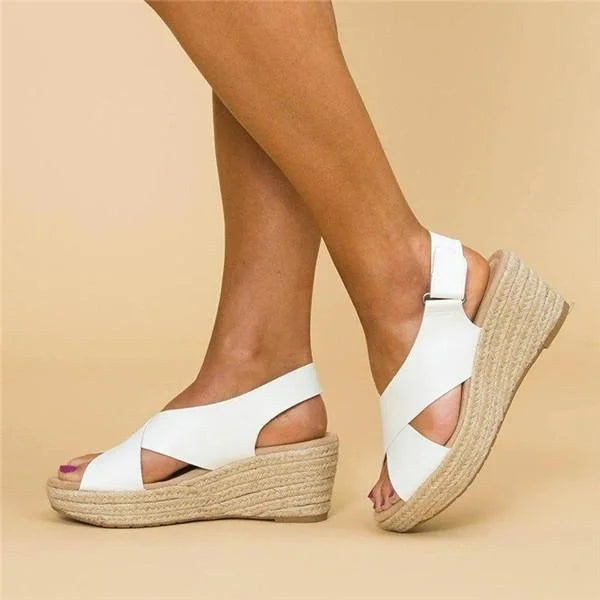 Kilsandalen | Plattform | Sommer | Espadrillesandalen | Orthopädische Sandalen für Frauen