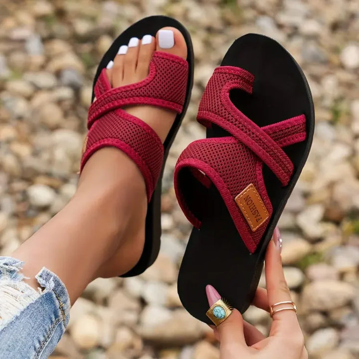 Orthopädische Sandalen | Slip-On | Ergonomisch | Sportsandalen | Hausschuhe für Damen