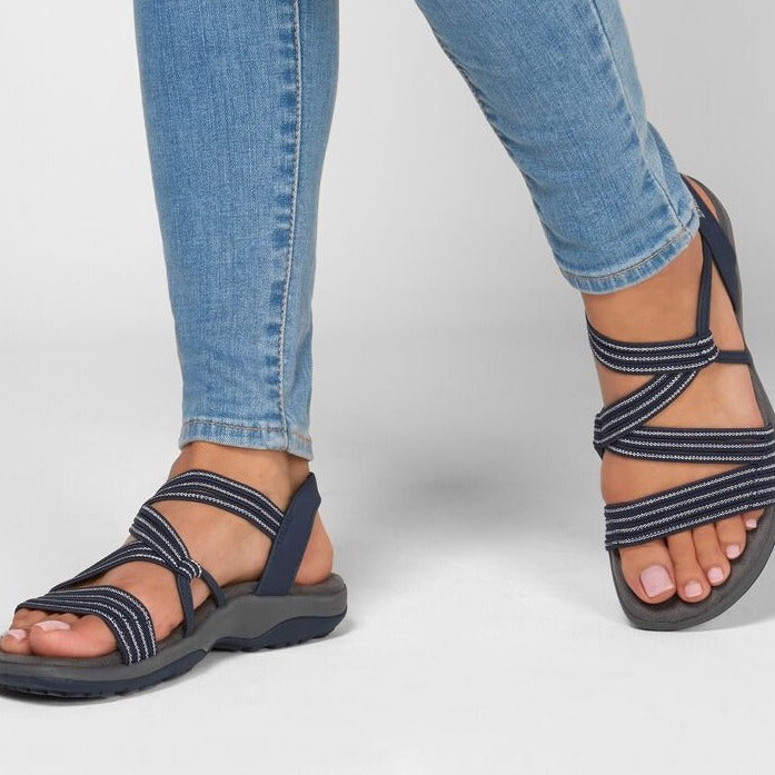 Orthopädische Sandalen | Slip-On | Fußgewölbeunterstützung | Sportsandalen | Damensandalen
