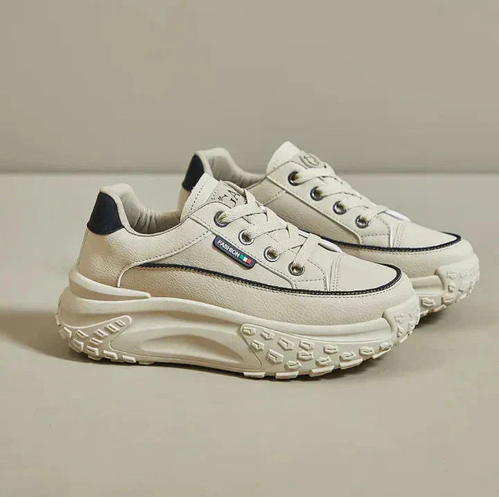 Orthopädische Schuhe - Ergonomische Schnürsneakers mit Plattform für Frauen