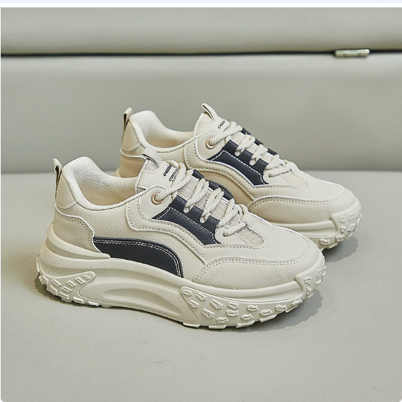 Orthopädische Schuhe - Ergonomische Schnürsneakers mit Plattform für Frauen