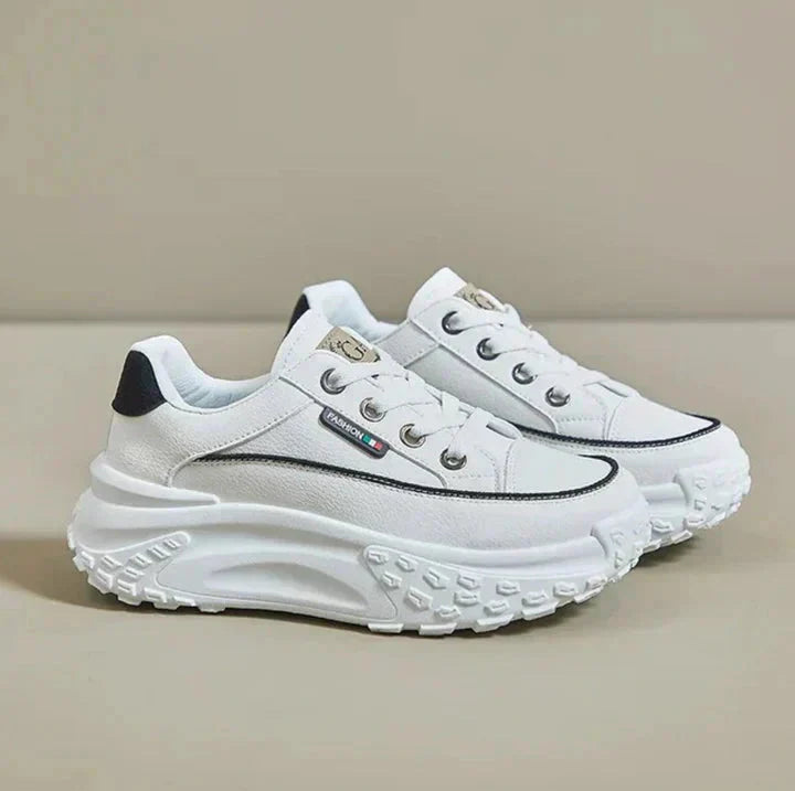 Orthopädische Schuhe - Ergonomische Schnürsneakers mit Plattform für Frauen