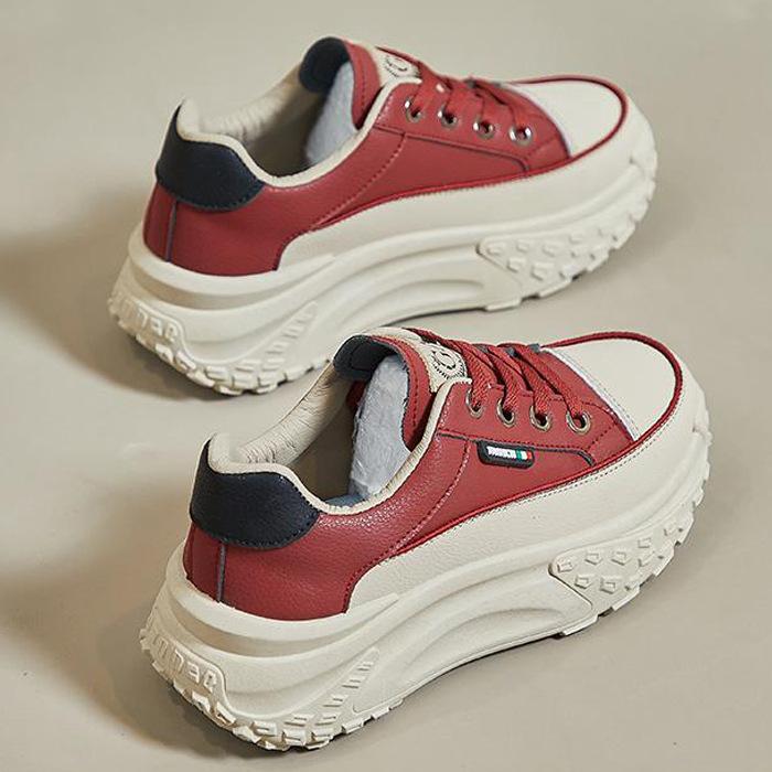 Orthopädische Schuhe - Ergonomische Schnürsneakers mit Plattform für Frauen