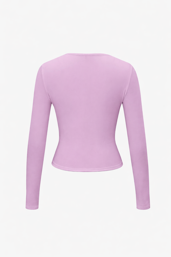 Nova | Minimalistisches Langarmshirt mit enganliegender Passform