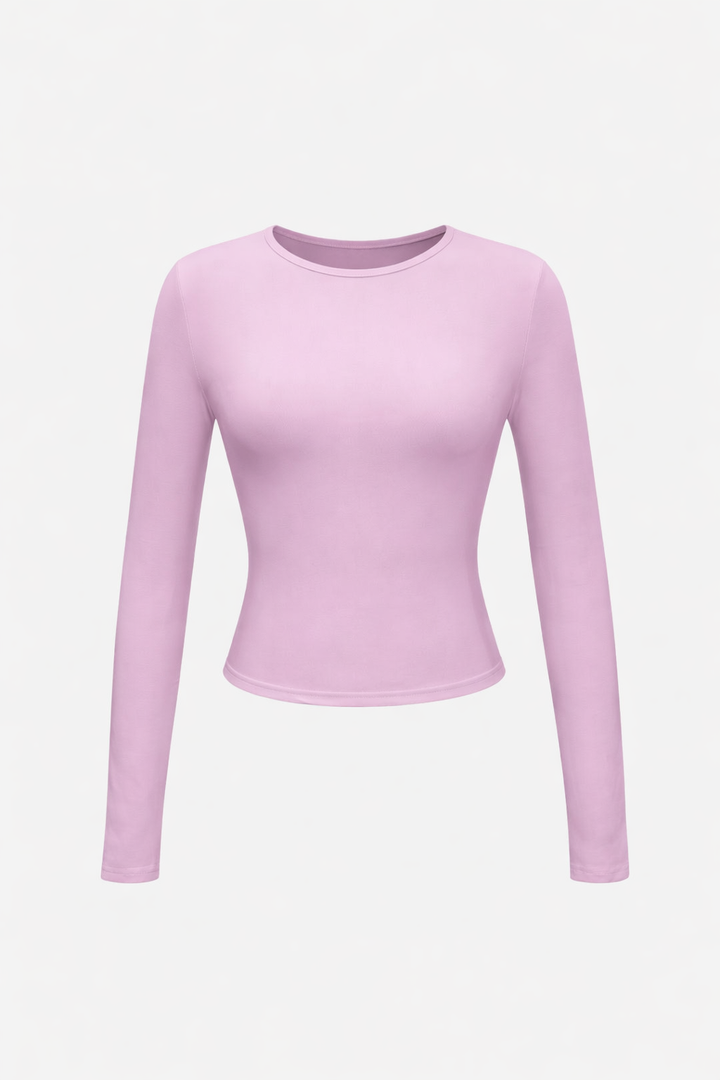 Nova | Minimalistisches Langarmshirt mit enganliegender Passform