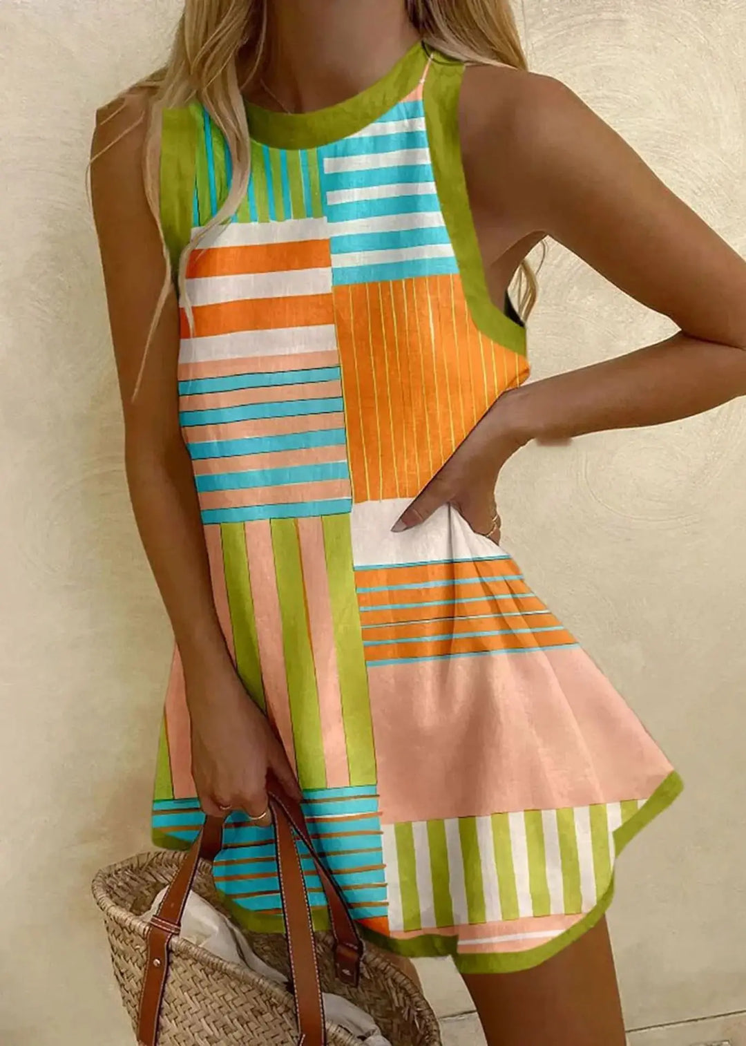 Delia — Sommerkleid von Maria Zürich – ärmelloses Boho-Kleid in A-Linie