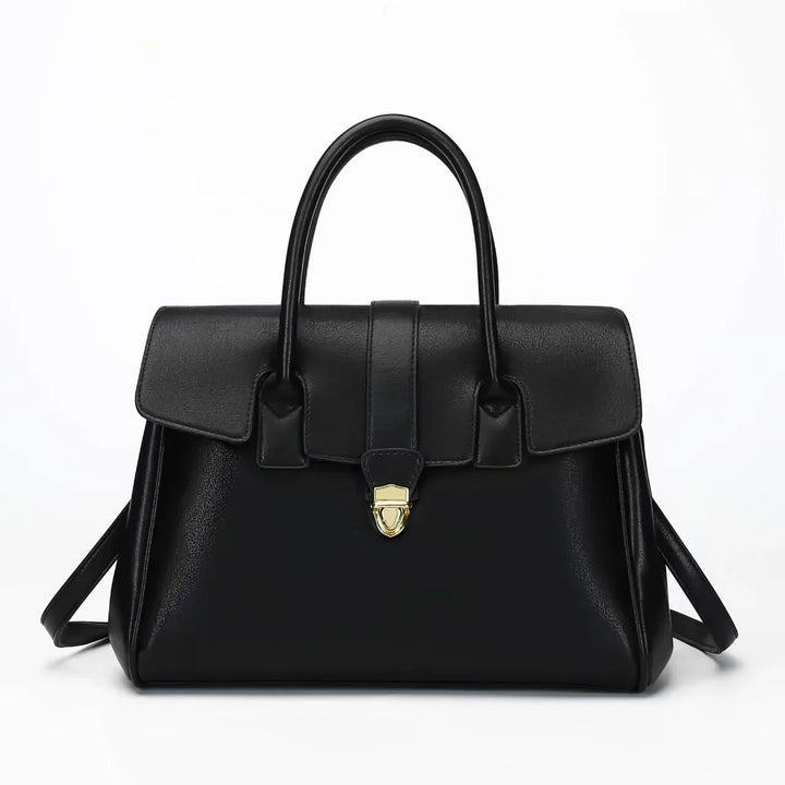 Damen Tasche - Strukturiert mit Goldener Druckknopf | Klassisch