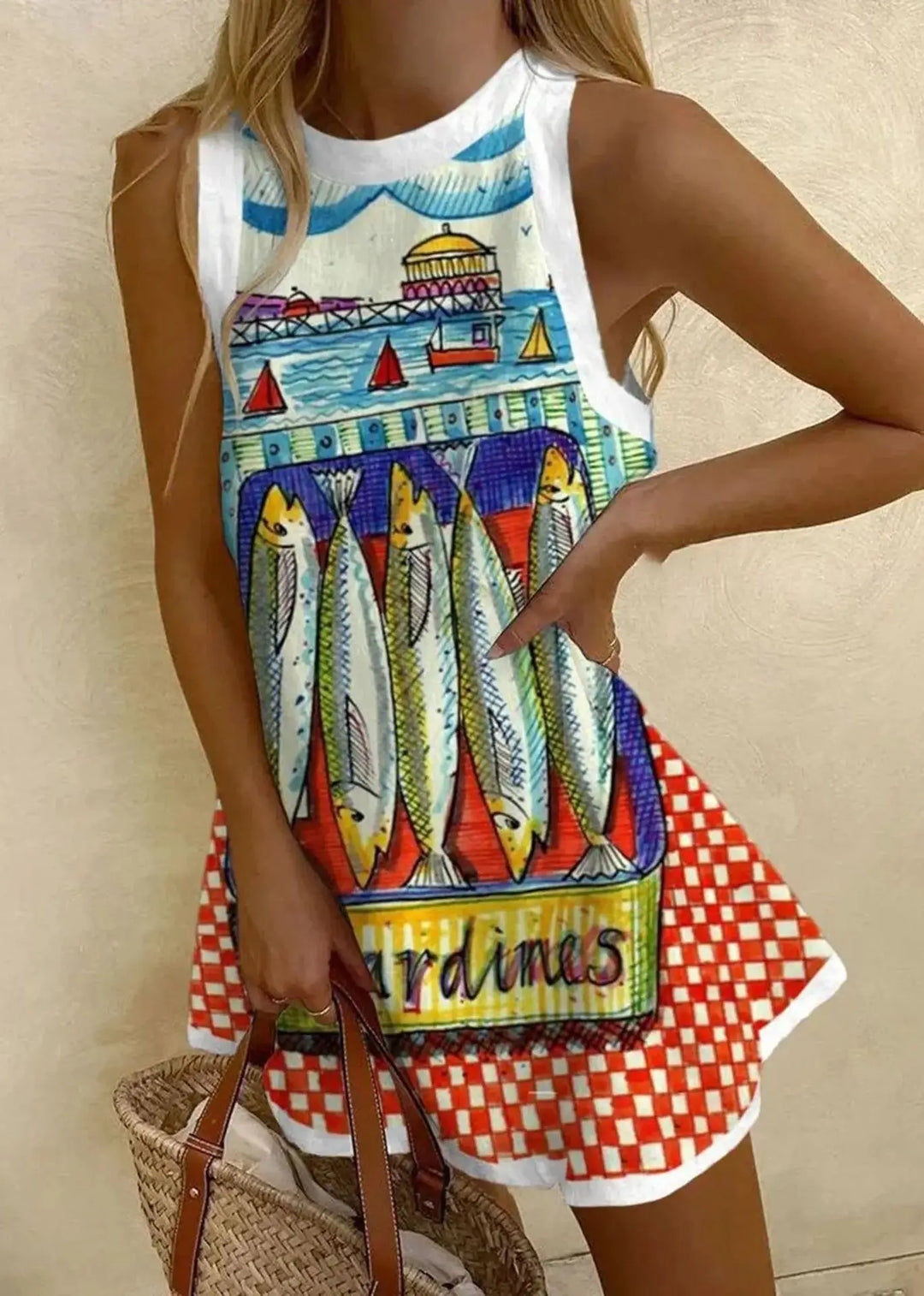 Amélie — Kleid von Maria Zürich – ärmelloses Boho-Kleid in A-Linie