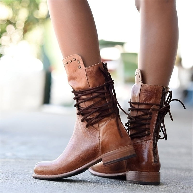 Vintage Schnürstiefel für Damen