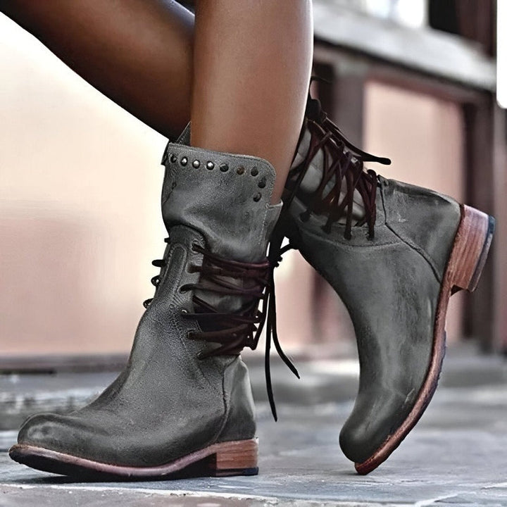 Vintage Schnürstiefel für Damen