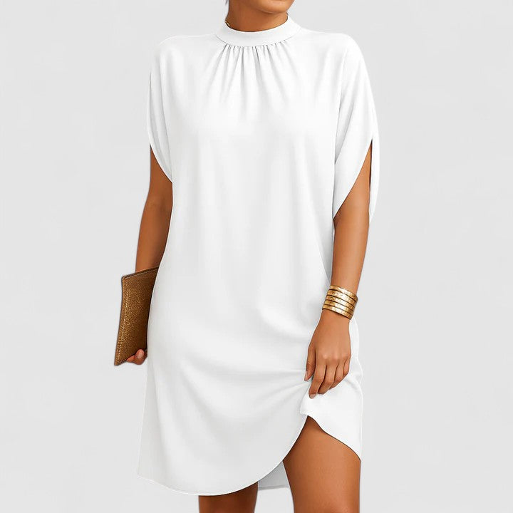 Winona | Elegantes Damen-Abschlusskleid 2026 mit Schulter-Raffung