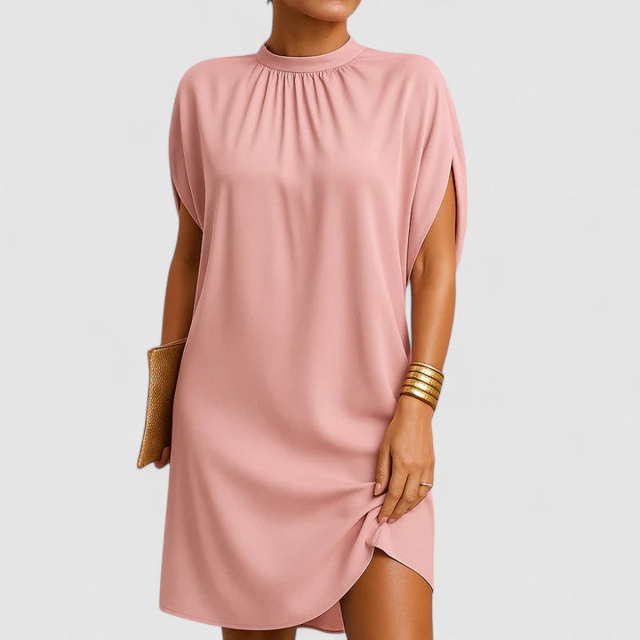 Winona | Elegantes Damen-Abschlusskleid 2026 mit Schulter-Raffung