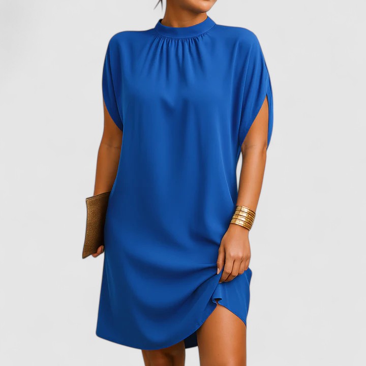 Winona | Elegantes Damen-Abschlusskleid 2026 mit Schulter-Raffung