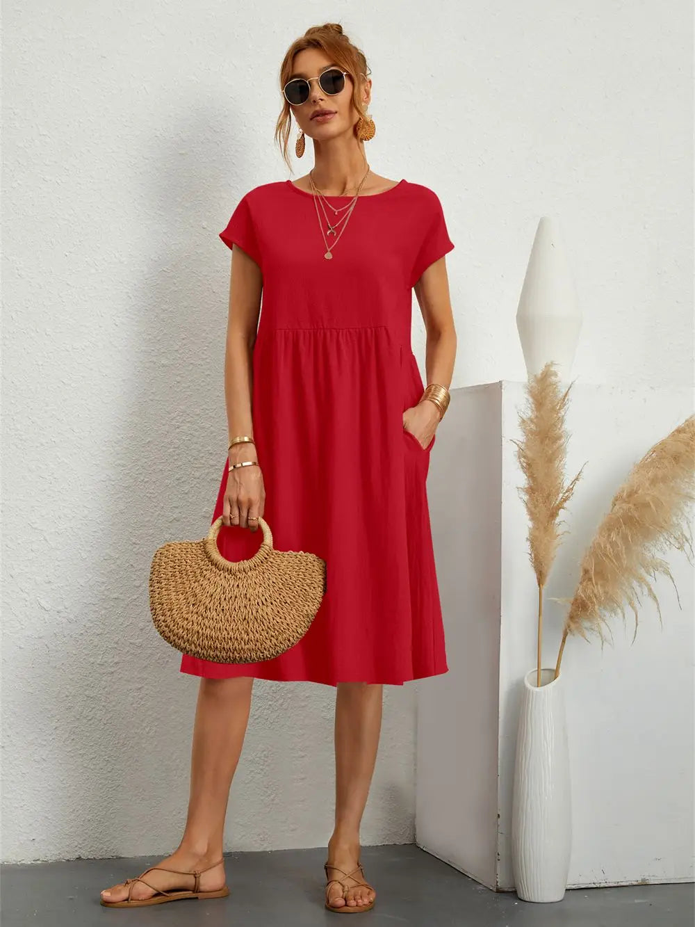 Xyla | Elegantes Midi-Kleid für Frauen zur Graduierung 2026