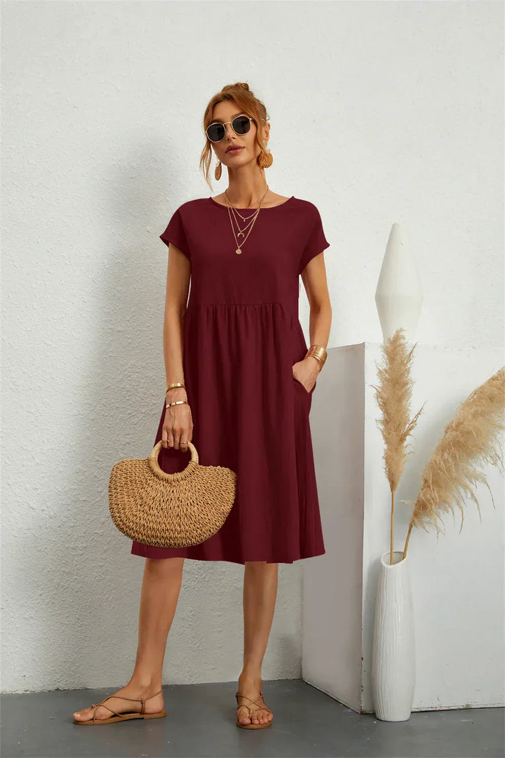 Xyla | Elegantes Midi-Kleid für Frauen zur Graduierung 2026