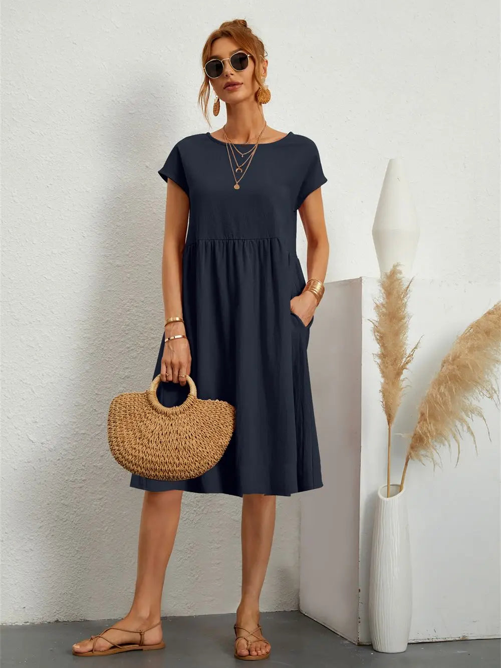 Xyla | Elegantes Midi-Kleid für Frauen zur Graduierung 2026