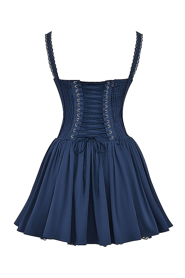 Yvaine | Elegantes Damen-Corsett-Spitzen-Minikleid zur Graduierung 2026
