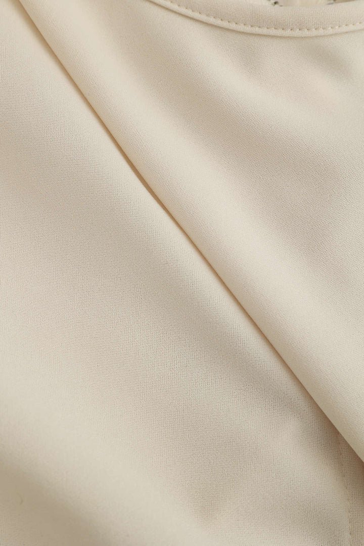 Elin Korsett-Top mit vertikalen Nähten und Reißverschluss aus Polyester