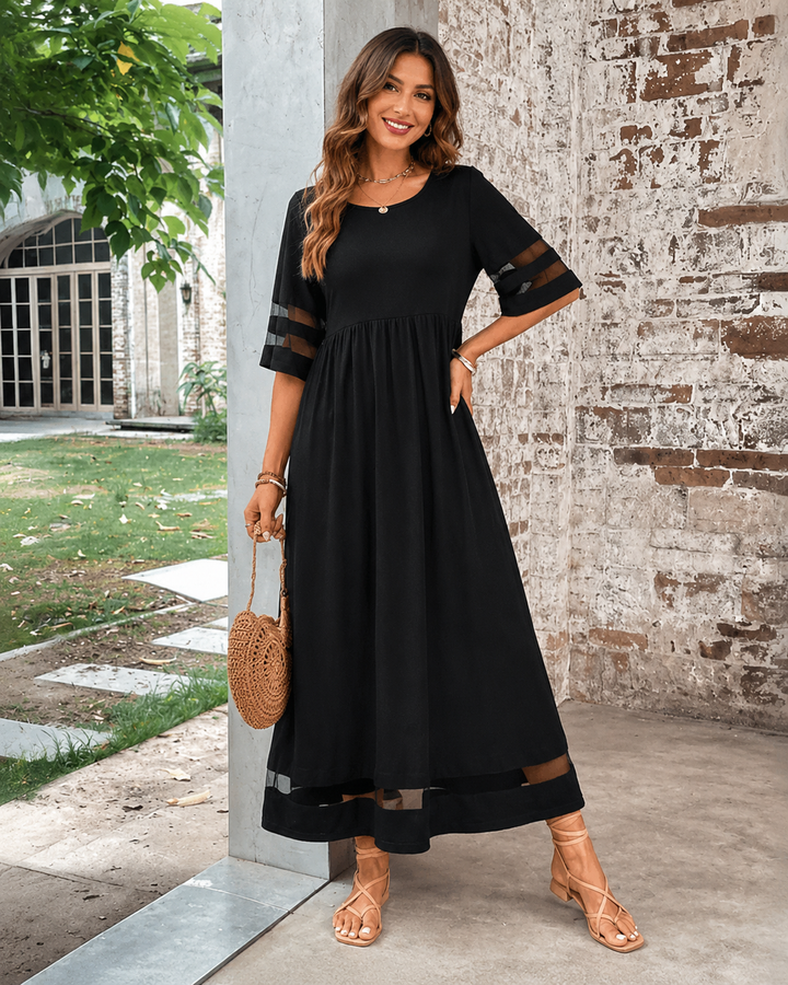 Cerelia - Bauchkaschierende Komfortkleid