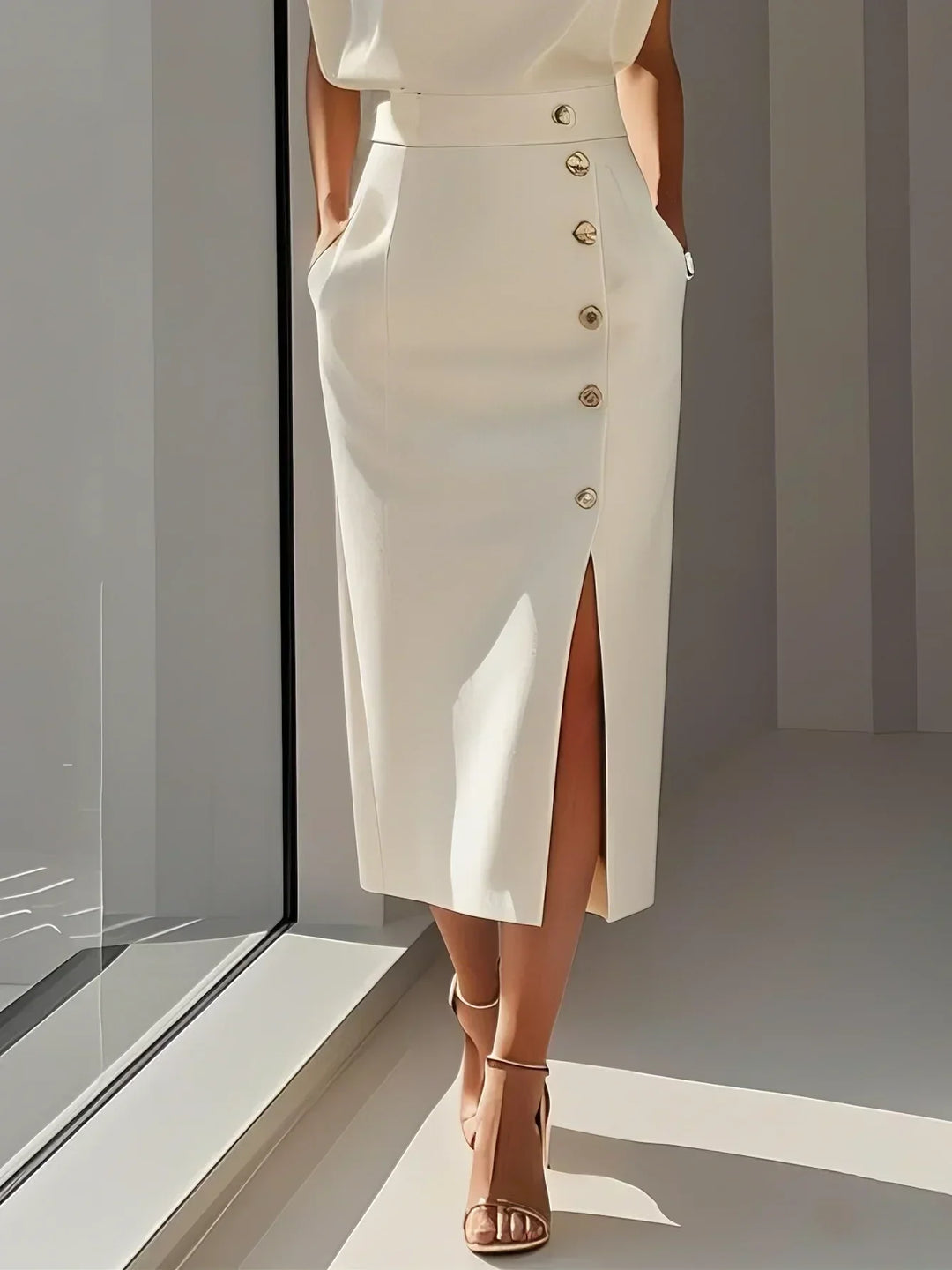 Aspen | Müheloser Charme Midi-Kleid
