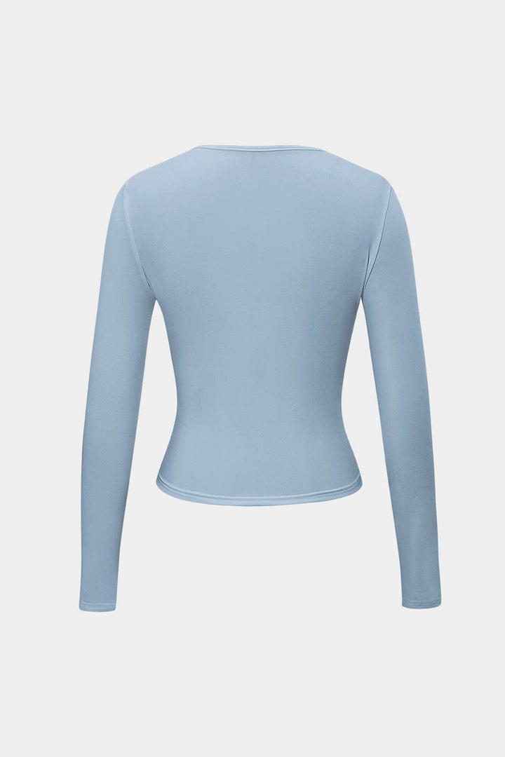 Nova | Minimalistisches Langarmshirt mit enganliegender Passform