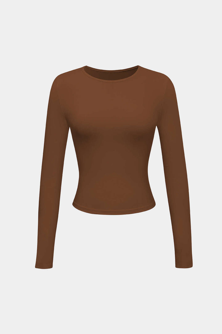 Nova | Minimalistisches Langarmshirt mit enganliegender Passform