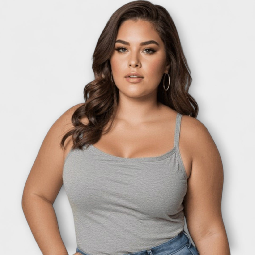 Erica - Bequemes gepolstertes Tanktop mit eingebautem BH