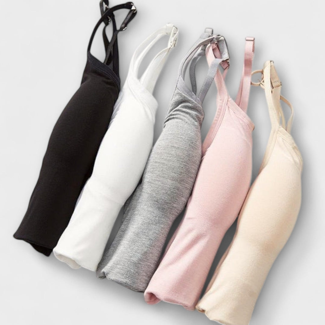 Erica - Bequemes gepolstertes Tanktop mit eingebautem BH