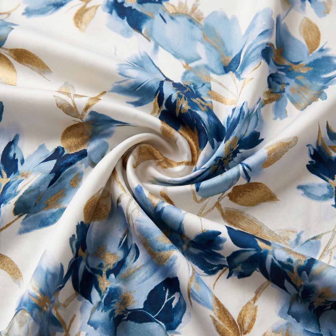 Denise - Blumenmidikleid mit Wickeldesign
