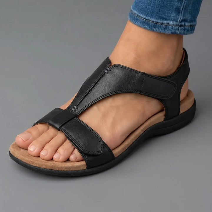 Lara ergonomische Komfort-Sandalen für Damen – Rückenansicht