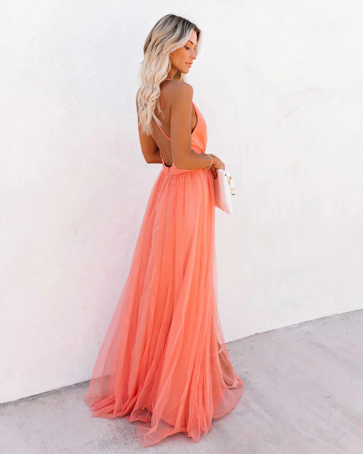 Carla - Damen Trägerkleid mit elegantem Design