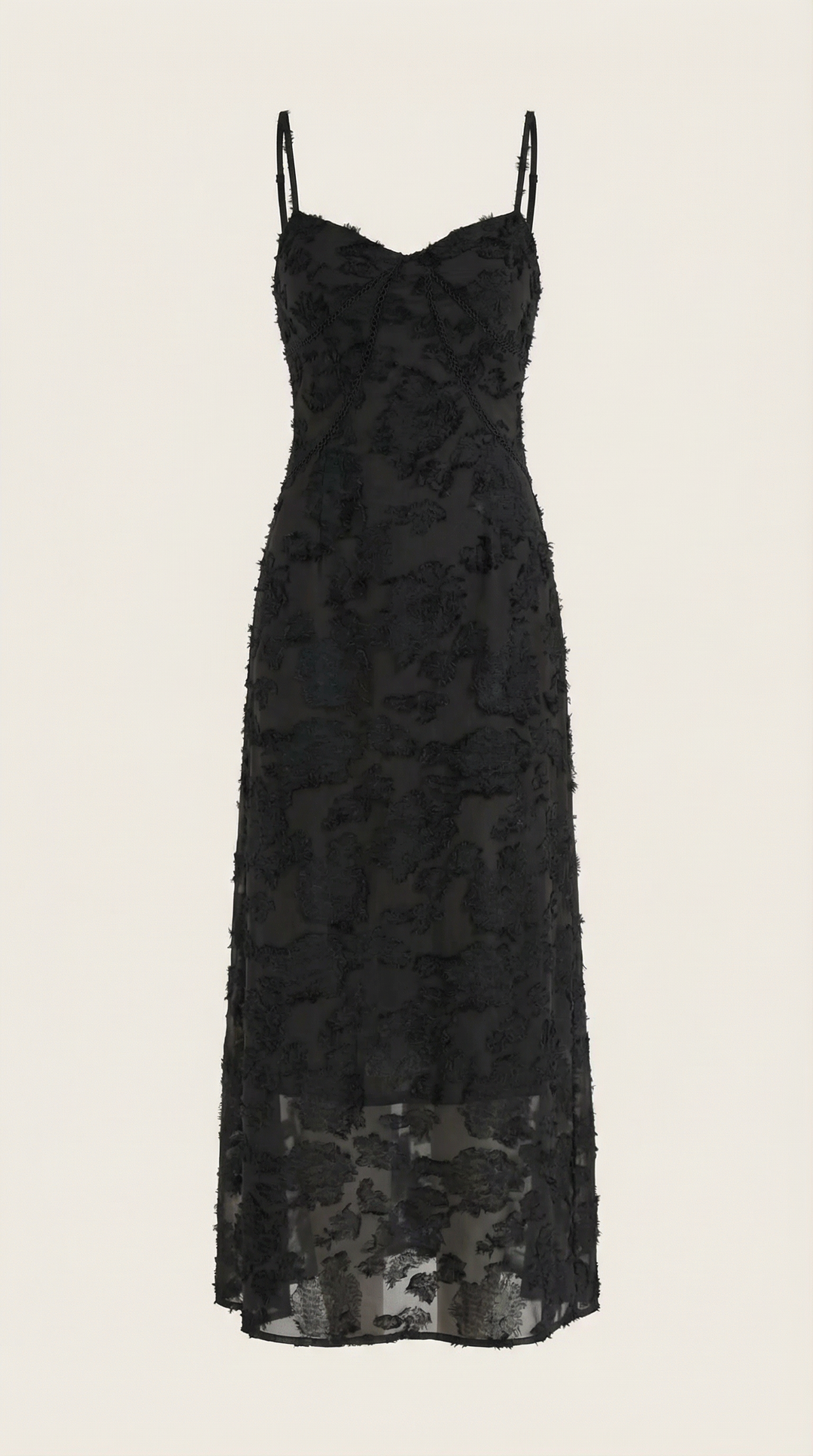 Arabelle Maxikleid mit Jacquard-Stoff